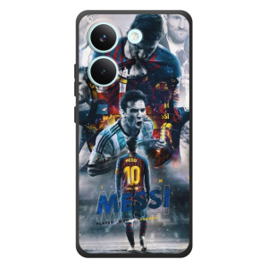 Чехол Месси футболист для Xiaomi Poco X8 Pro – Коллаж Месси