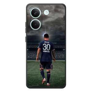 Чехол Месси футболист для Xiaomi Poco X8 Pro – Месси в ПСЖ