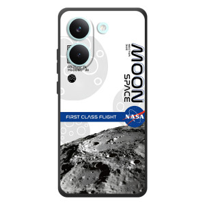 Силиконовый бампер с принтом "Наса" на Xiaomi Poco X8 Pro – Билет в космос
