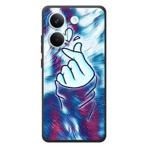 Чехол с принтом для Xiaomi Poco X8 Pro (AlphaPrint - Знак сердечка)