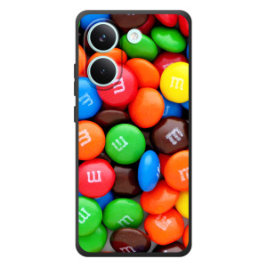 Чехол с изображением  вкусной еды для Xiaomi Poco X8 Pro – Разноцветные M&M'S