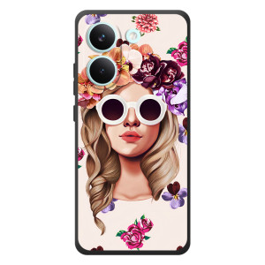 Чехол с картинкой Модные Девчонки Xiaomi Poco X8 Pro – Девушка в очках