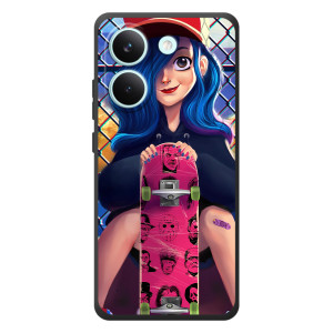 Чехол с картинкой Модные Девчонки Xiaomi Poco X8 Pro – Модная девушка