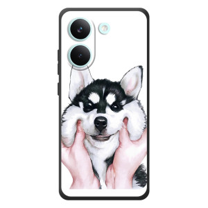 Бампер для Xiaomi Poco X8 Pro с картинкой "Песики" (Собака Хаски)