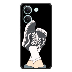 Чехол с Прикольным принтом на Xiaomi Poco X8 Pro – Кеды