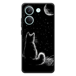 Чехол с принтом для Xiaomi Poco X8 Pro (AlphaPrint) Модные коты