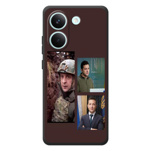 Чехол для Xiaomi Poco X8 Pro (AlphaPrint - с принтом Зеленского)