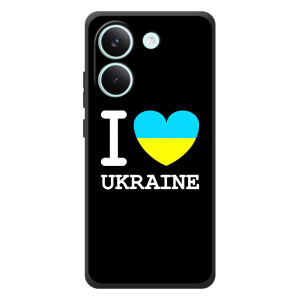 Чехол с Украинской символикой на Поко X8 Про – I Love Ukraine