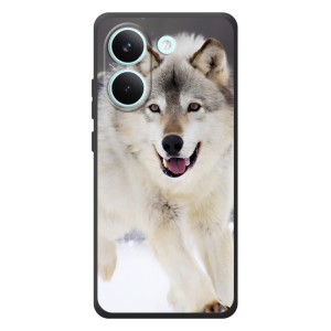 Чехол с Волком на Xiaomi Poco X8 Pro – Волк на снегу