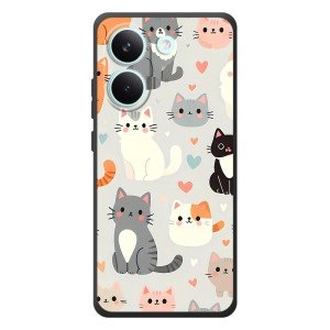 Чехол с рисунком кот на Xiaomi Poco X8 Pro