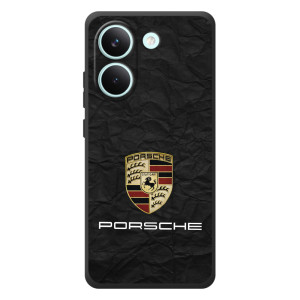 Чехол с авто Порше для Xiaomi Poco X8 Pro – Логотип Порше