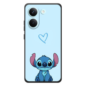 Чехол с рисунком Стич для Xiaomi Poco X8 Pro – Голубой Стич