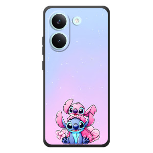 Чехол с рисунком Стич для Xiaomi Poco X8 Pro – Энджл и Стич