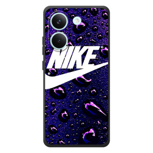 Чехол с логотипом Найк на Xiaomi Poco X8 Pro – Найк на фиолетовом
