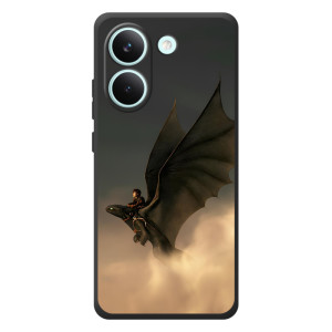 Чехол с принтом дракон Беззубик для Поко X8 Про – Дранок Беззубик