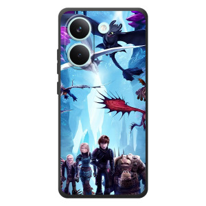 Чехол с принтом дракон Беззубик для Поко X8 Про – Герои Беззубика