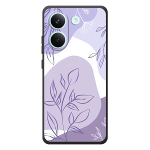 Силконовий чохол з принтом в квітах на Xiaomi Poco X8 Pro