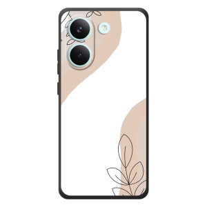 Силиконовый чехол с принтом в цветах на Xiaomi Poco X8 Pro