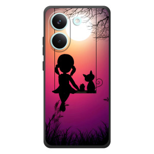 Девчачий Чехол для Xiaomi Poco X8 Pro – На качели