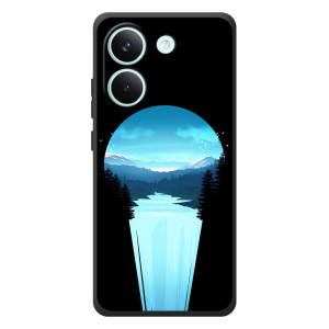 Літній Чохол на Xiaomi Poco X8 Pro – Синій Водоспад