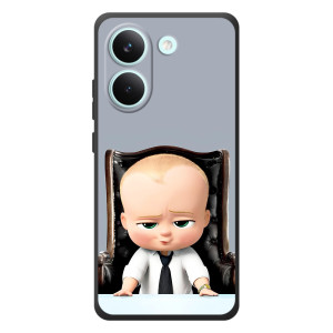 Мультяшный принт на Чехол для Поко X8 Про – BOSS