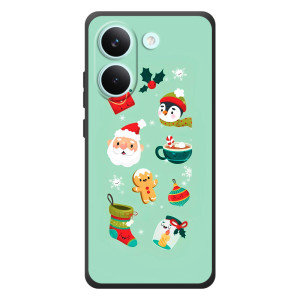 Новогодние Чехлы для Шiaomi Поко X8 Про (VPrint)