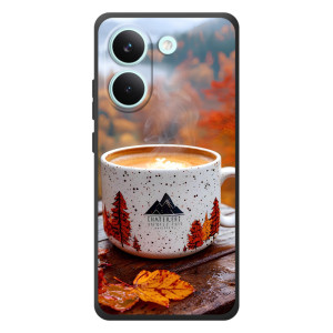 Чехол с уникальным дизайном «Осень с кофе» для Xiaomi Poco X8 Pro