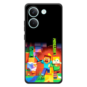 Чехлы для Xiaomi Poco X8 Pro (Персонажи Майн Крафт) – Герой Майнкрафт