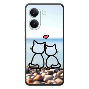 Силіконові Чохли Коханій людині для Xiaomi Poco X8 Pro – Котейки