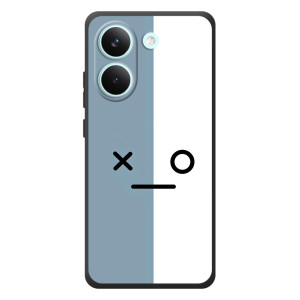 Чохли (ТПУ) (смішні стікери) для Xiaomi Poco X8 Pro – Сіро-білий