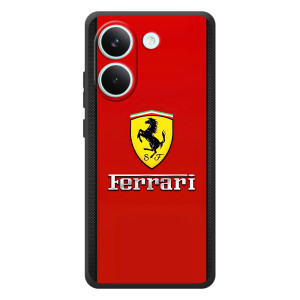 Силіконовий бампер з картинкою машини на Xiaomi Poco X8 Pro – Ferrari Logo