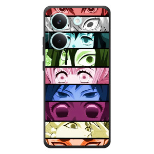 Силиконовые чехлы с глазами Anime для :Xiaomi Поко X8 Про – Глаза Хашира