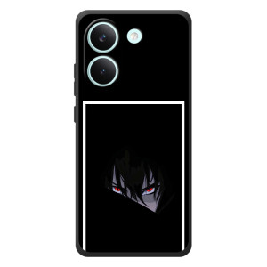 Силиконовые чехлы с глазами Anime для :Xiaomi Поко X8 Про – Взгляд Саскэ