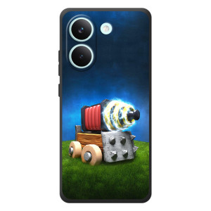 Силиконовый Чехол (атрибутика Клеш Роял) для Xiaomi Poco X8 Pro – Пушка