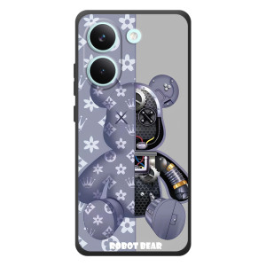 Силиконовый чехол для Xiaomi Poco X8 Pro – Медведь Louis Vuitton