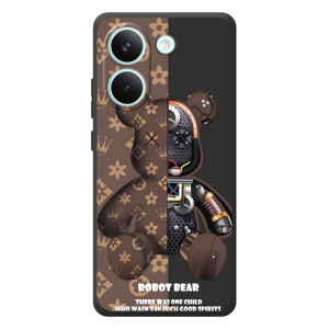 Силиконовый чехол для Xiaomi Poco X8 Pro – Медмедь Луи Виттон