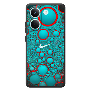 Силиконовый Чехол на Xiaomi Poco X8 Pro с картинкой Nike – Найк зеленый