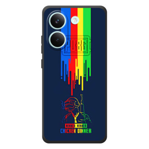 Чехол (TPU) с картинкой "Лого Пабг" на Поко X8 Про (Арт Пабг)