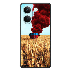 Чехол (TPU) с картинкой "Лого Пабг" на Поко X8 Про (Дроп)