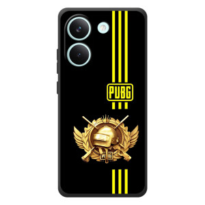 Чехол (TPU) с картинкой "Лого Пабг" на Поко X8 Про (Лого PUPG)