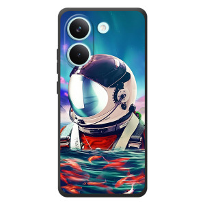 Силиконовый Чехол с принтом "Космонавты" на Xiaomi Poco X8 Pro – Космонавт в воде