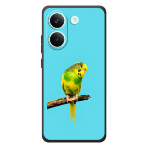 Силиконовый чехол с птичкой на Xiaomi Poco X8 Pro – Попугайчик