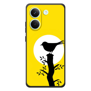 Силиконовый чехол с птичкой на Xiaomi Poco X8 Pro