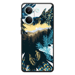 Силиконовый чехол с птичкой на Xiaomi Poco X8 Pro – Яркий Орел