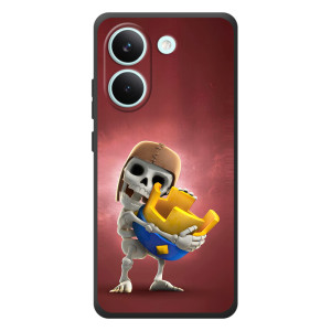 Чехол з героями Клеш Рояль для Xiaomi Poco X8 Pro (Скелет)