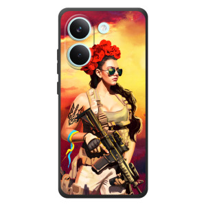 ЗСУ Чехлы (TPU) для Xiaomi Poco X8 Pro (Женщина солдат)