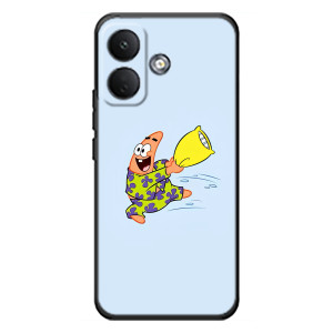 Чехлы с Патриком на Xiaomi Poco X8 – Патрик с подушкой