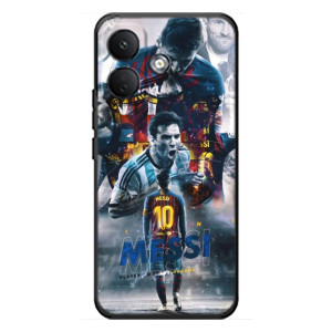 Чехол Месси футболист для Xiaomi Poco X8 (Коллаж Месси)