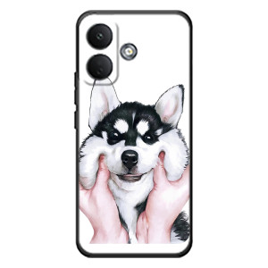 Бампер для Xiaomi Poco X8 с картинкой "Песики" (Собака Хаски)