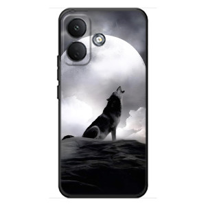Чехол с Волком на Xiaomi Poco X8 – Волк и луна